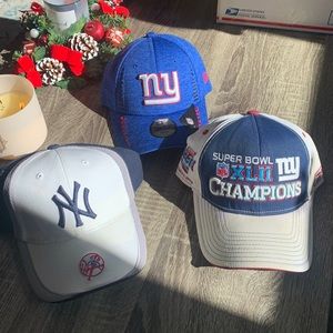 NY sports team hat bundle